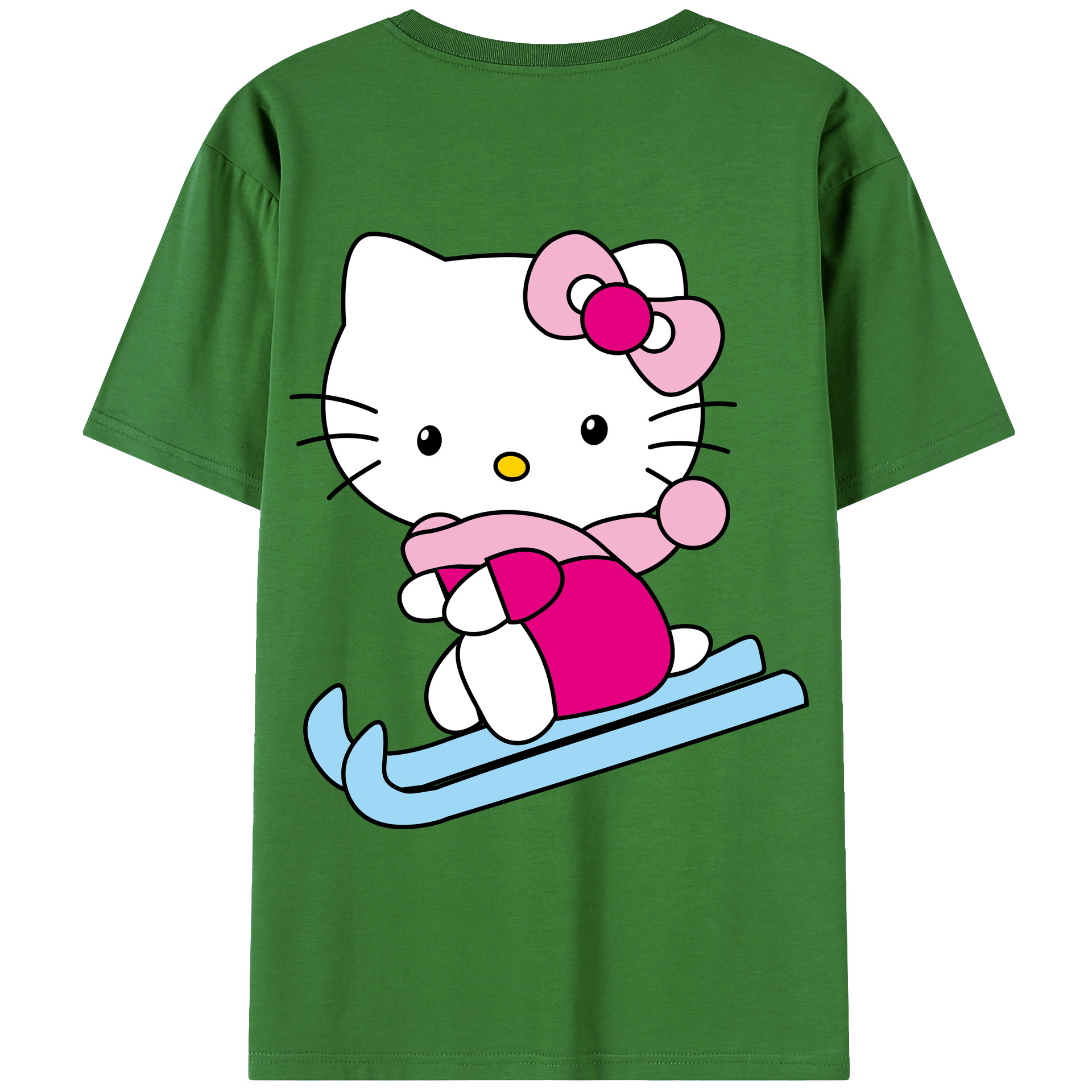 （画像用） Hello Kitty ハローキティ レディース半袖Tシャツ(バックプリント)